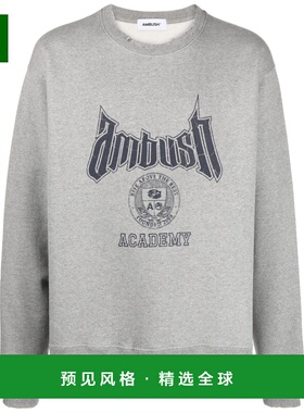 香港直邮AMBUSH 男士卫衣 BMBA034F23FLE0010546 AW2024 灰色