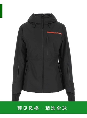 1h可退 香港直邮Prada 普拉达 女士 黑色聚酯带里衬夹克 291935S2