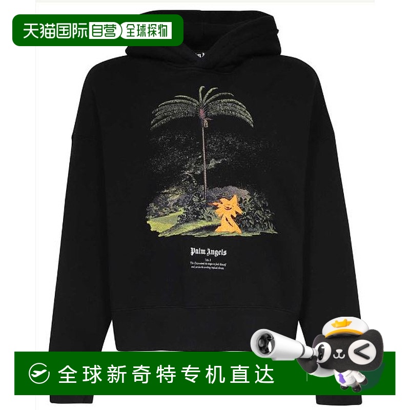 1h可退 欧洲直邮palm angels 男士 帽衫运动夹克衫卫衣