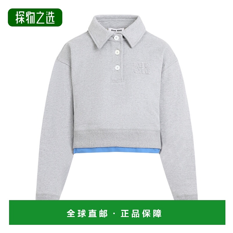 香港直邮Miu Miu 长袖Polo衫 MJL05715WISOOO
