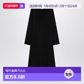 长款 1h可退 黑色针织连衣裙 女士 ARI 香港直邮LOULOU STUDIO