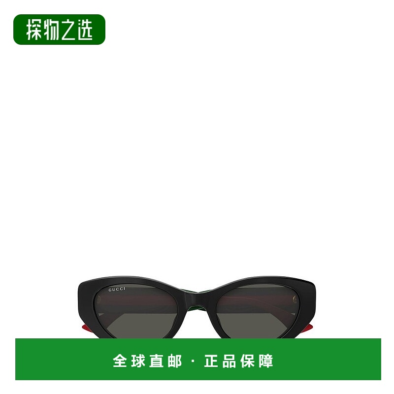 1h可退 香港直邮Gucci 古驰 女士 猫眼太阳镜 GG1862S black黑色
