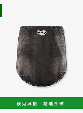 1h可退 香港直邮Diesel 迪赛 女士 De-Vany 棉质迷你半身裙 A1940