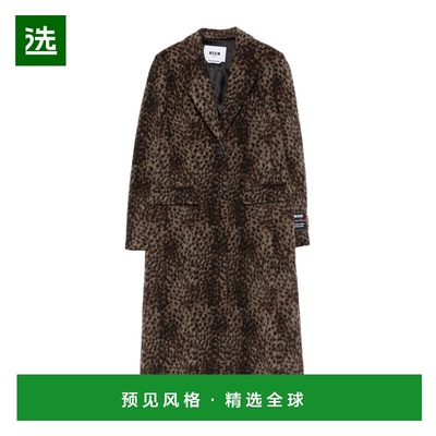 香港直邮MSGM 女士大衣 3941MDC1725760929 AW2025 花色 长袖大衣