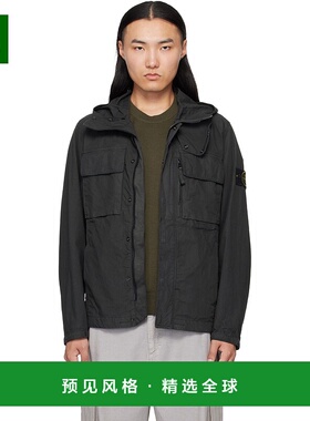 1h可退 香港直邮Stone Island 石头岛 男士 灰色 Q100012 Canvas