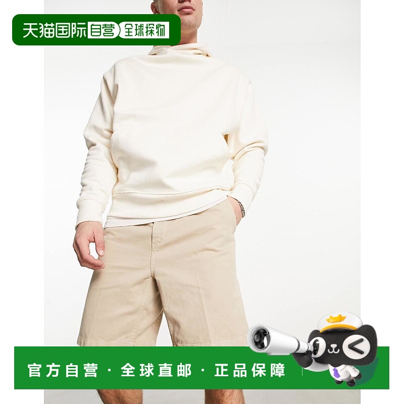 1h可退 香港直邮CARHARTT WIP 男士 flint 常规木匠短裤(米黄色)