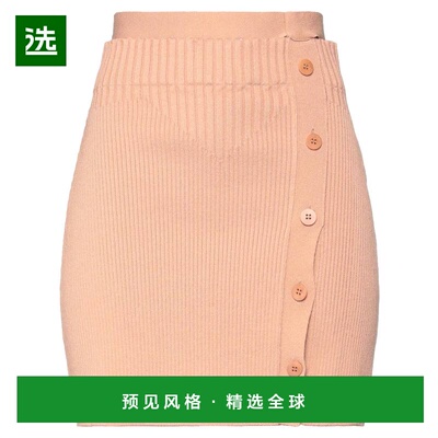 香港直邮ANDREĀDAMO 女士 迷你半身裙 pink粉色 舒适时尚