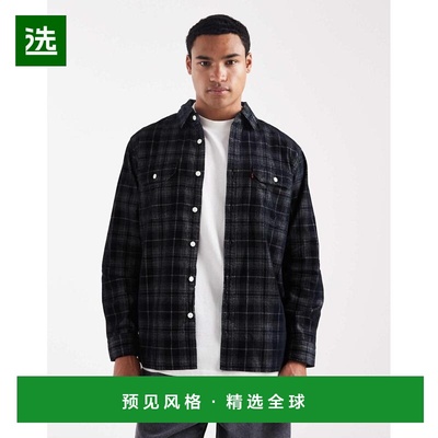 1h可退 香港直邮Levi'S 李维斯 男士 jackson worker 格纹灯芯绒(