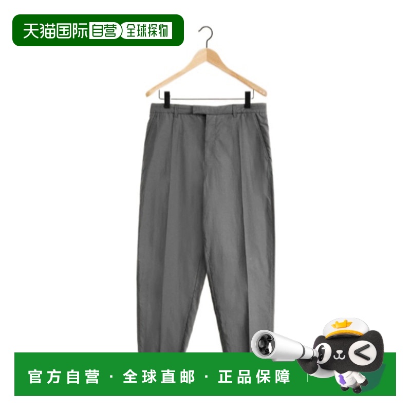 香港直邮Lemaire 腰带环折痕休闲裤 PA1105LF1209