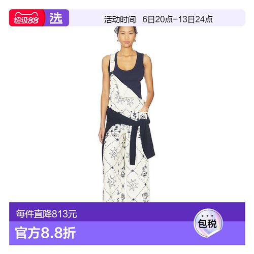1h可退 香港直邮FreePeople自由人女士连身裤