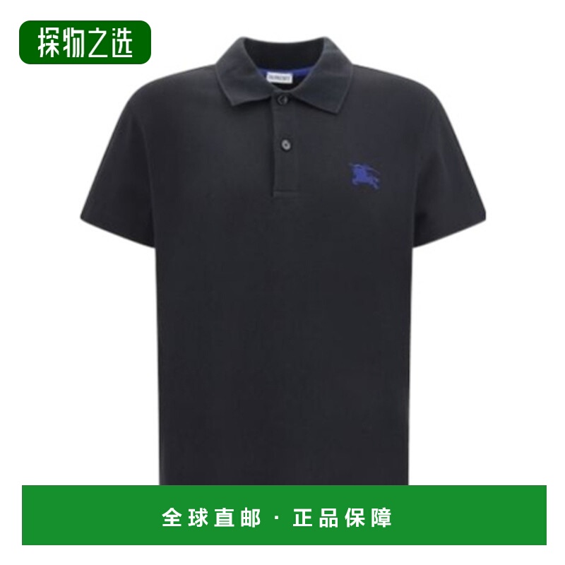 1h可退 香港直邮BURBERRY 男士T恤 81074481-0 SS2025 黑色 短袖P