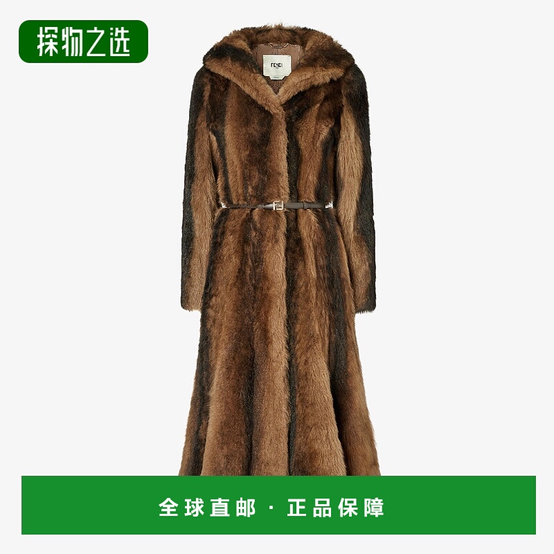 1h可退 欧洲直邮FENDI 芬迪 25秋冬 FM5421AOP4F0UBY 女士 大衣