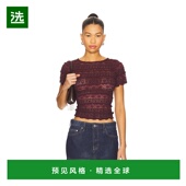 香港直邮Free Angelina People 1h可退 自由人 女士 蕾丝T恤 F24B