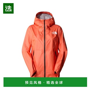 欧洲直邮THE NORTH FACE北面 女士橙红色纳米纺织面料夹克新外套