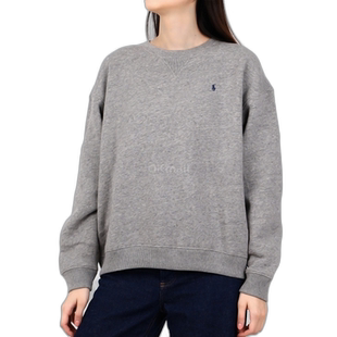 韩国直邮polo ralphlauren外套男女款灰色柔软舒适简约套头日常