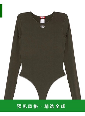 1h可退 香港直邮Diesel 迪赛 女士 深色绿色连体衣 A183170IKBN