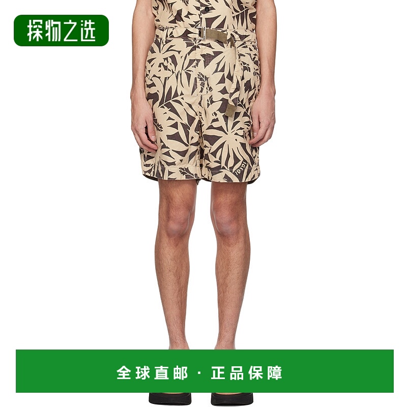 香港直邮Sacai 徽标图案短裤 2403303M