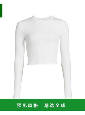 1h可退 【美国直邮】Splits59 Louise 罗纹长袖短款上衣 女士T恤