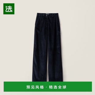灯芯绒裤 2025 裤 子休闲裤 欧洲直邮MIU 阔腿裤 MIU