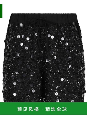 1h可退 香港直邮Parosh 女士 黑色短裤 D210552GALASSIA013