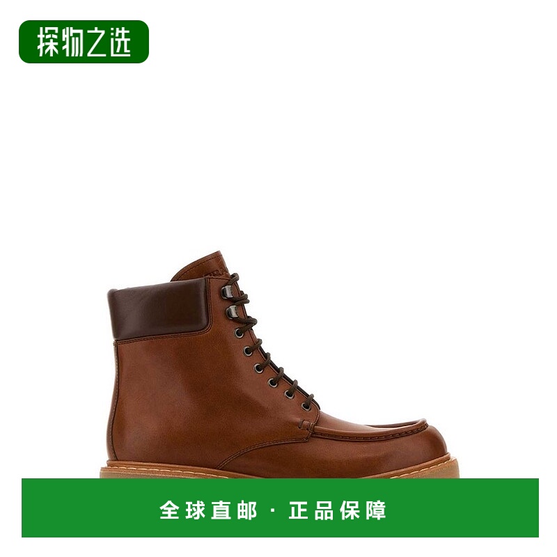 香港直邮Prada 普拉达 男士 圓頭繫帶靴 2TE208FG000070