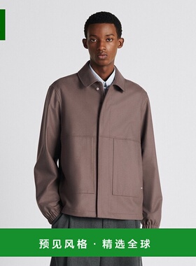 香港直邮Dior 初剪羊毛羊绒徽标休闲夹克 343C435A5954迪奥