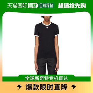 PERJTS020JS0070 T恤 圆领撞色短袖 香港直邮Courreges