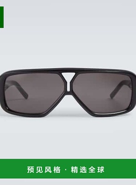 1h可退 香港直邮Saint Laurent 圣罗兰 男士 矩形醋纤太阳眼镜 00