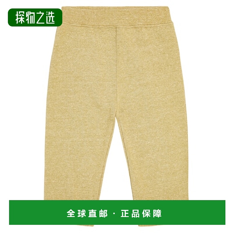 1h可退 香港直邮Bonpoint 婴儿 Bram 棉混纺运动裤童装 beige米色