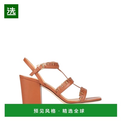 1h可退 香港直邮Sergio Rossi 塞乔·罗西 女士 凉鞋 brown棕色