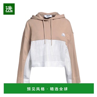 1h可退 香港直邮Msgm 女士 运动卫衣 beige米色 舒适时尚