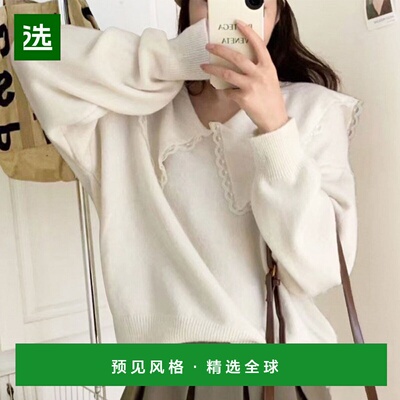 【日本直邮】Amulet女士针织毛衣时尚百搭休闲保暖感秋冬女毛衣