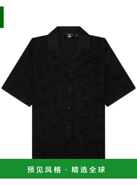 香港直邮Represent 男士T恤 MLM10029001 AW2025 黑色 短袖衬衫