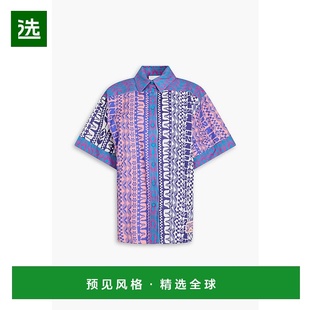 香港直邮ZIMMERMANN 女士 印花棉质衬衫 8758TRS244SPLICED