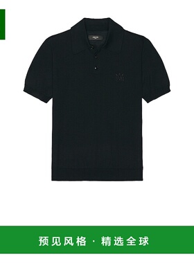 1h可退 香港直邮AMIRI 男士 MA Polo衫 AMKNPO1028 black黑色 舒