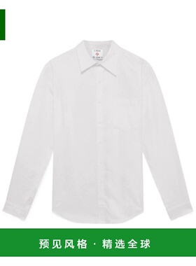 香港直邮CASABLANCA 男士衬衫 MPF25SH213COTTONJACQUARD01WHITEM
