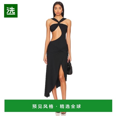 1h可退 香港直邮Danielle Guizio 女士 Surya 剪口连衣裙 R24419