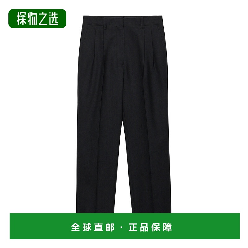 香港直邮Prada 裤腰袢休闲裤 P277JG1W2GSOOO羊毛