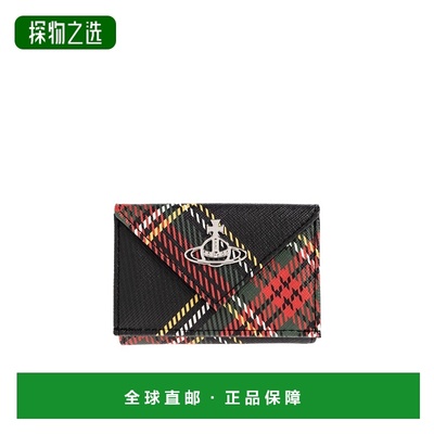 香港直邮Vivienne Westwood 格纹三折钱包 5115002FWS0022