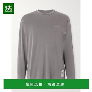 1h可退 香港直邮Satisfy 男士 AuraLite™ 徽标印花再生T恤 11001M