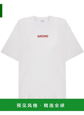 1h可退 香港直邮Aspesi 男士 标语印花 T 恤 AYL1A335 white白色