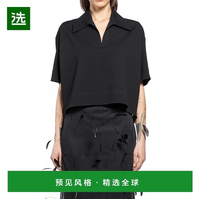 香港直邮JIL SANDER 女士T恤 J02GL0108001 SS2026 黑色 Jil Sand