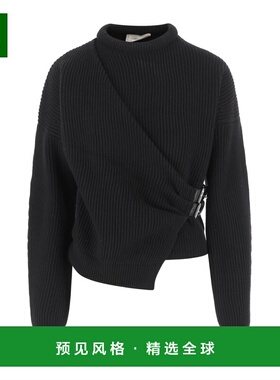 香港直邮BLUMARINE 女士卫衣 4M165AN0990 AW2025 黑色 长袖毛衣
