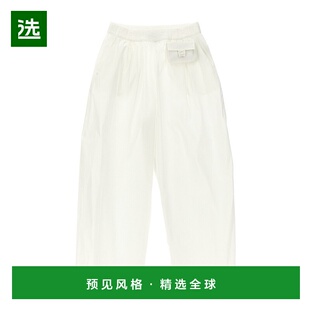 香港直邮Fendi JFF333AAC3 褶皱细节休闲裤