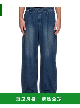 香港直邮WOOYOUNGMI 男士牛仔裤 W253PT24990L AW2025 蓝色 腰带