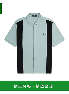香港直邮FRED PERRY 男士POLO衫 M7807959 SS2025 蓝色 T-Shirt