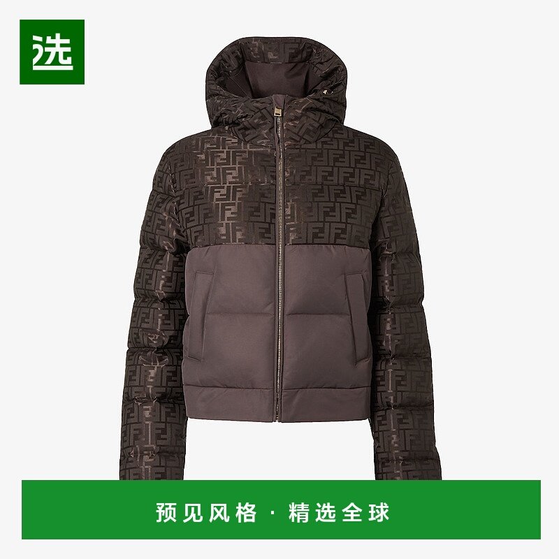 香港直邮Fendi 芬迪 女士 GIACCA FF + 提花尼龙外套 FAN225AT91