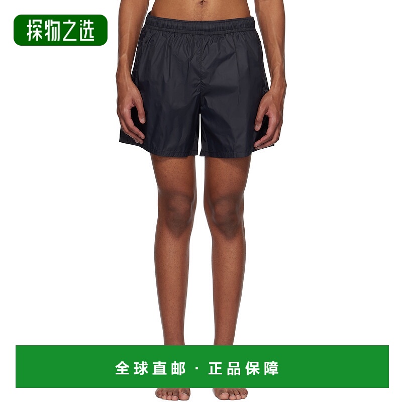 1h可退 香港直邮Our Legacy 男士 黑色 Drape Tech 泳裤 M2214DTB