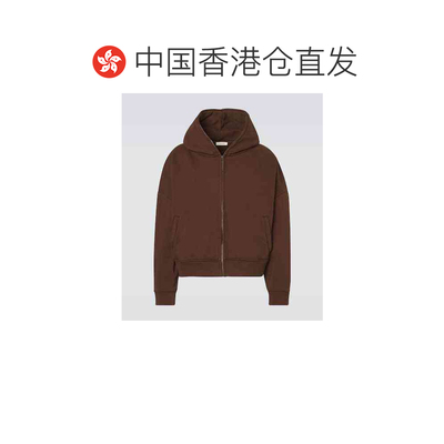 香港直邮Entire Studios 男士 Eternal 拉链棉质抓绒连帽衫