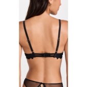 Lily 1h可退 刺绣深V半杯罩文胸 Mal 女士 香港直邮Fleur